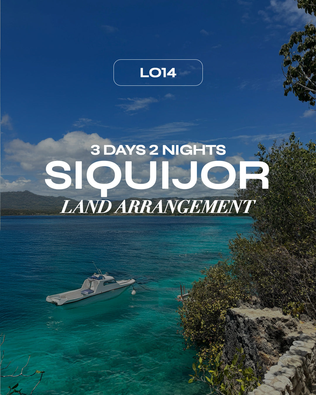 L014: 3 Days and 2 Nights Land Arrangement: Siquijor, PH