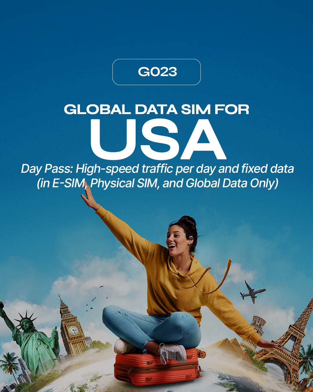 G023: USA (Available in Day Pass and Fix Data)