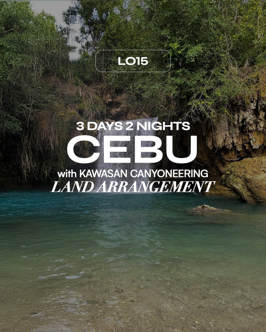 L015: 3 Days and 2 Nights Land Arrangement: Cebu, PH (with Kawasan Canyoneering)