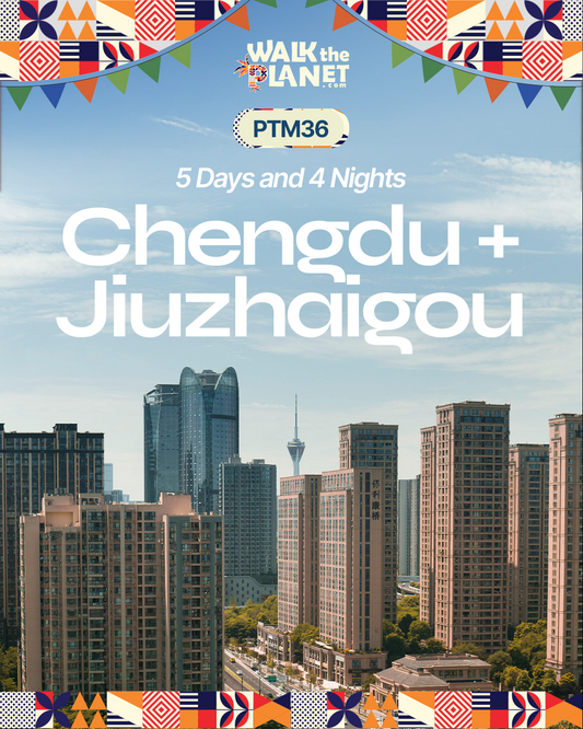 PTM36: 5D4N Chengdu + Jiuzhaigou