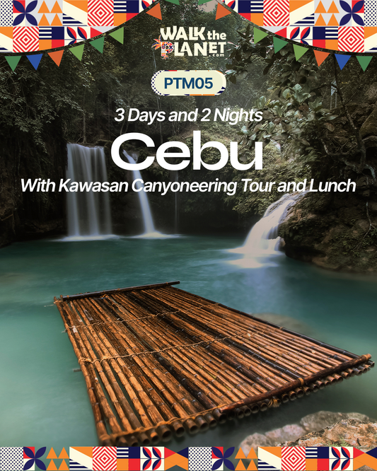 PTM05: 3D2N Cebu with Kawasan Canyoneering Tour and Lunch