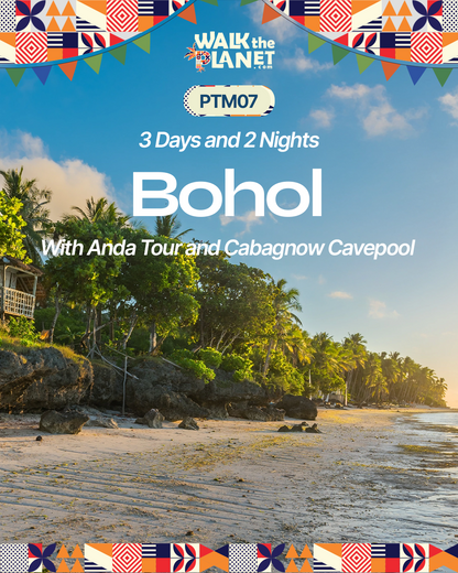 PTM07: 3D2N Bohol with Anda Tour and Cabagnow Cavepool